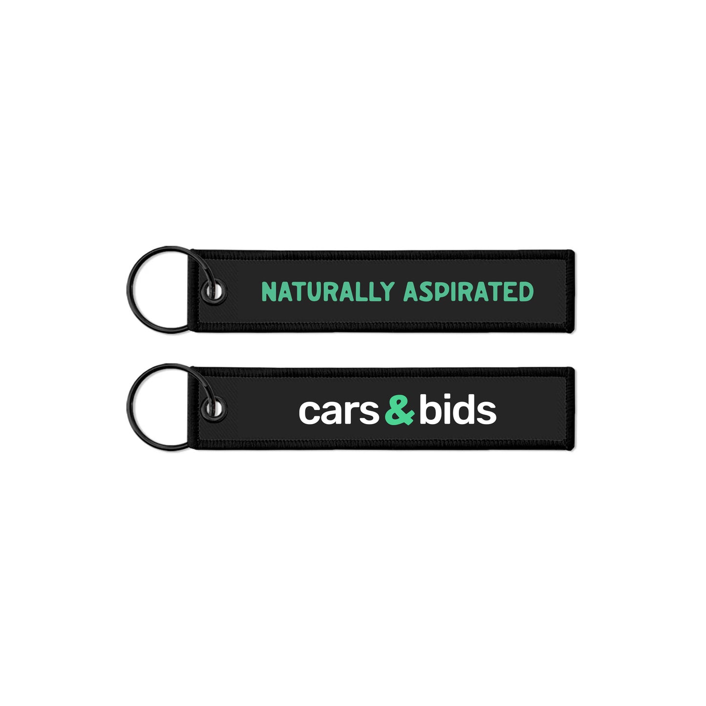 Naturally Aspirated Tag Keychain