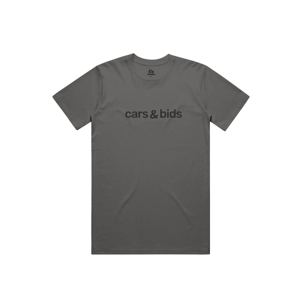 Cars & Bids Text Tee