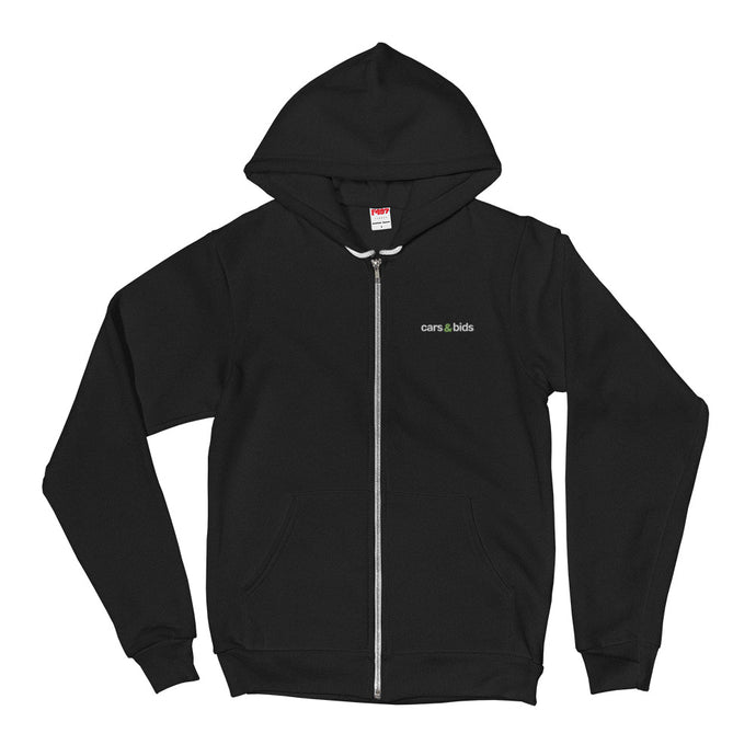 Embroidered Logo Zip-Up